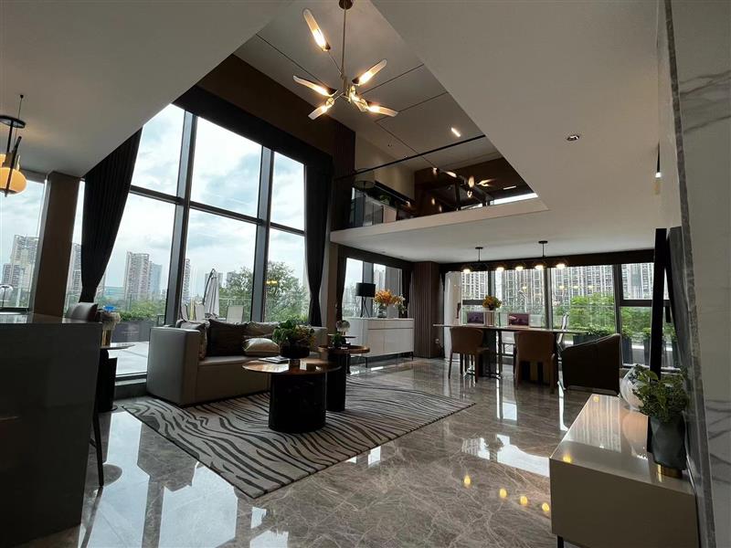 高新区环球中心45万左右 跃层loft 6号线旁 钻石式艺术建筑！！！